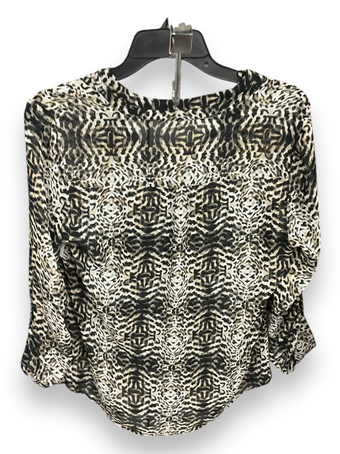 Blouse Long Sleeve By Ana In Animal Print, Size: M