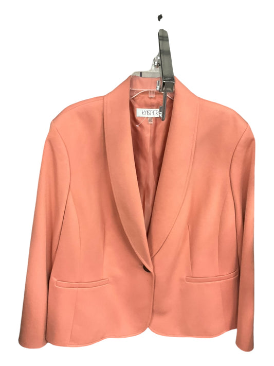 Blazer By Kasper In Coral, Size: 20