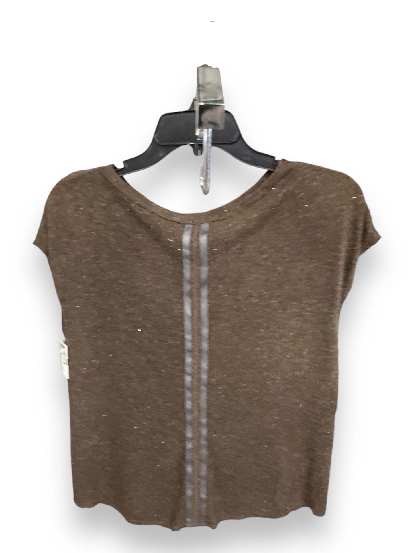 Top Short Sleeve By Alice + Olivia In Brown, Size: S