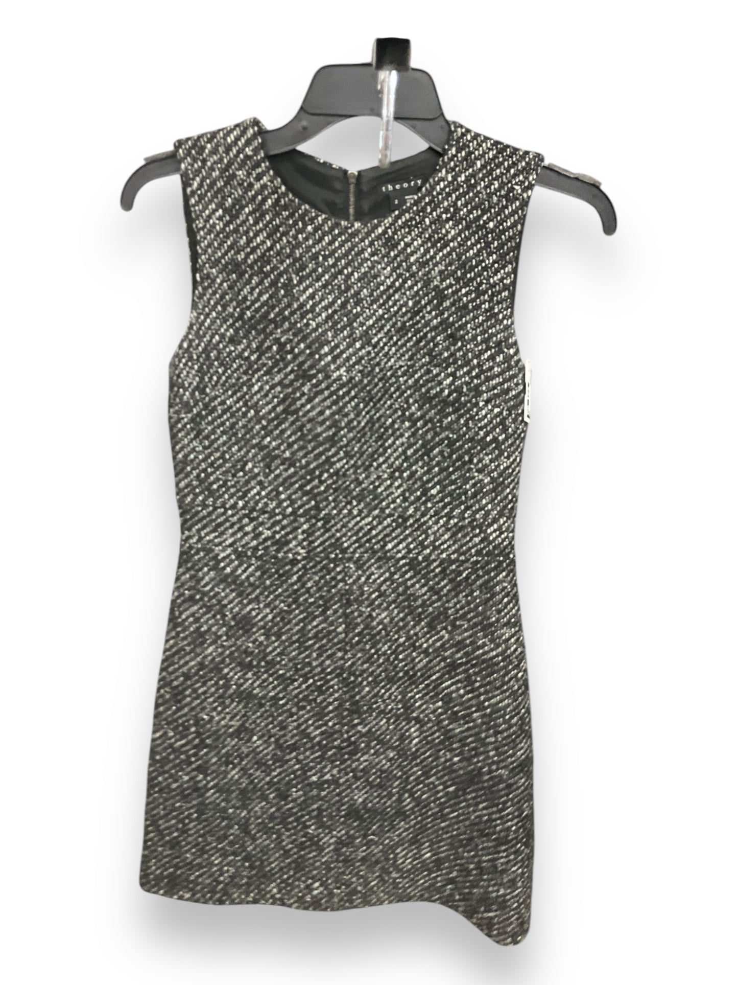 Dress Work By Theory In Black & White, Size: 2