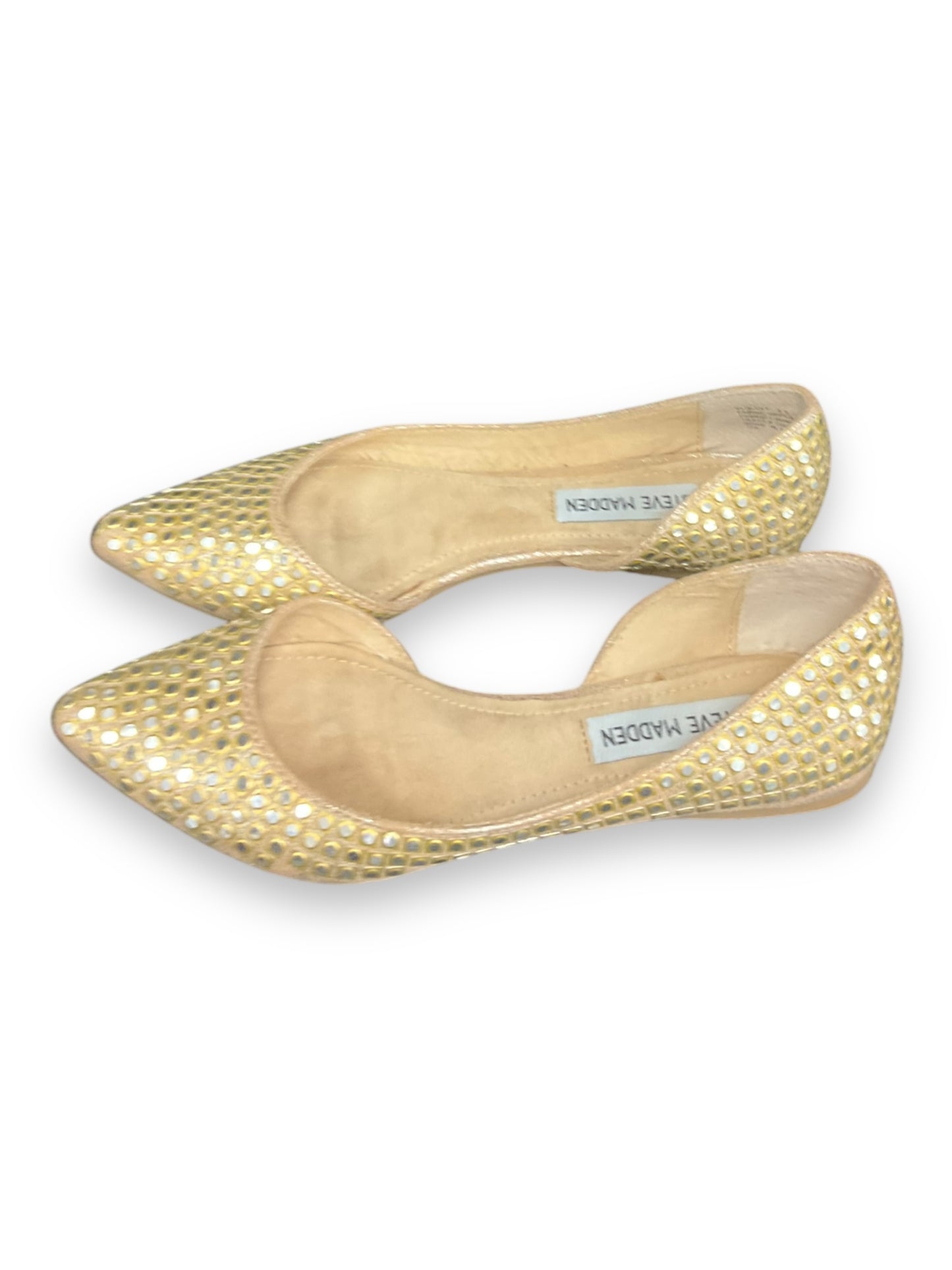 Shoes Flats By Steve Madden In Gold & Silver, Size: 5.5