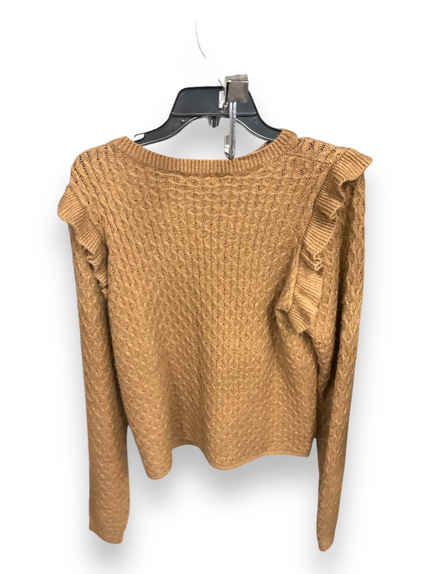 Sweater By Clothes Mentor In Brown, Size: S