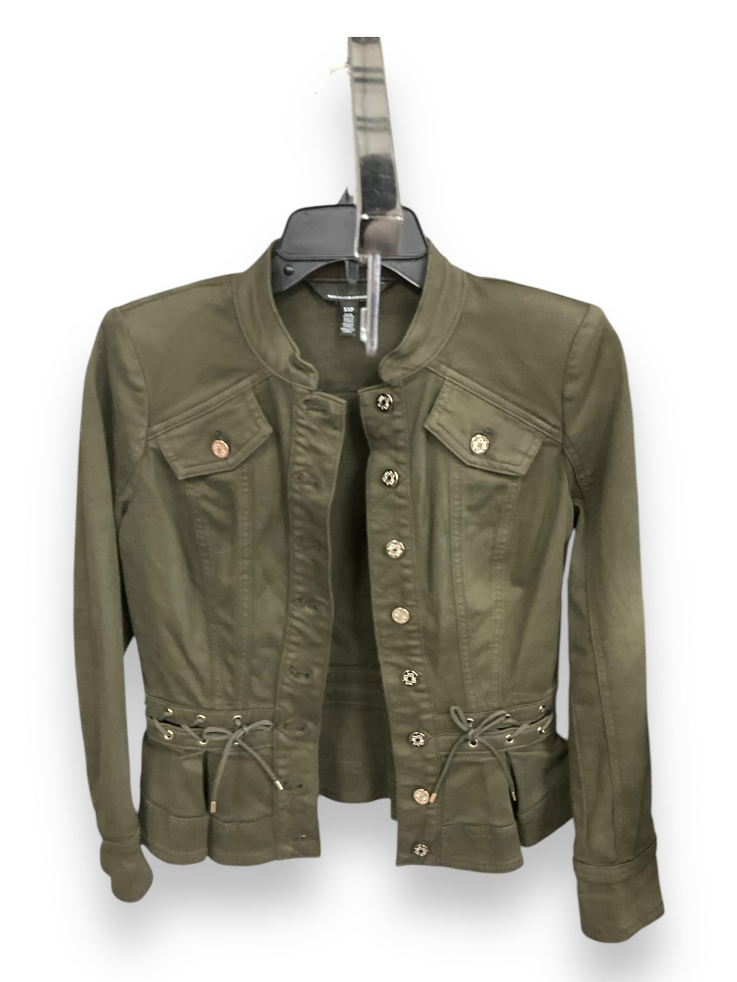 Jacket Utility By White House Black Market In Green, Size: Xs