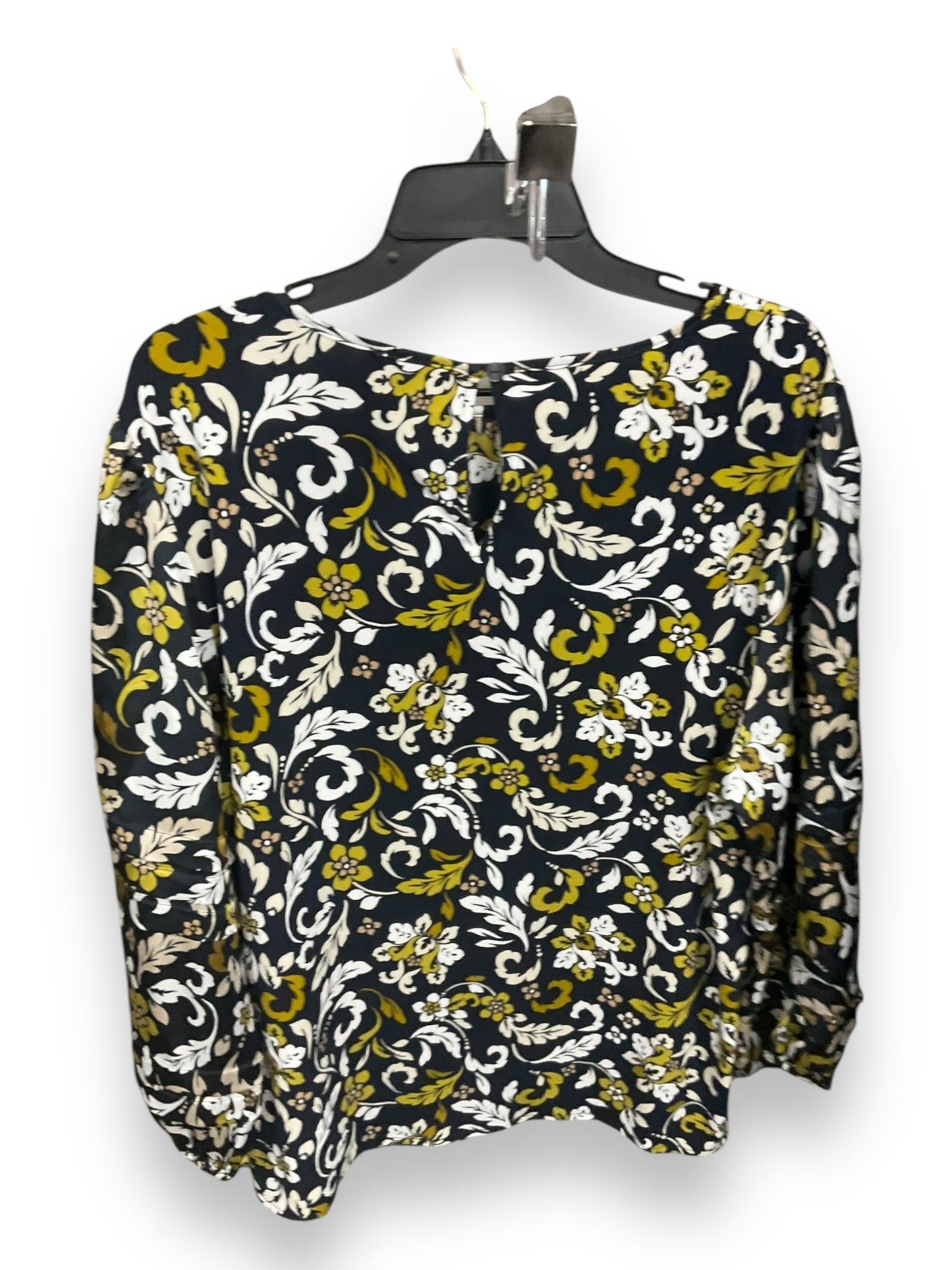 Top 3/4 Sleeve By Ann Taylor In Multi-colored, Size: Xl