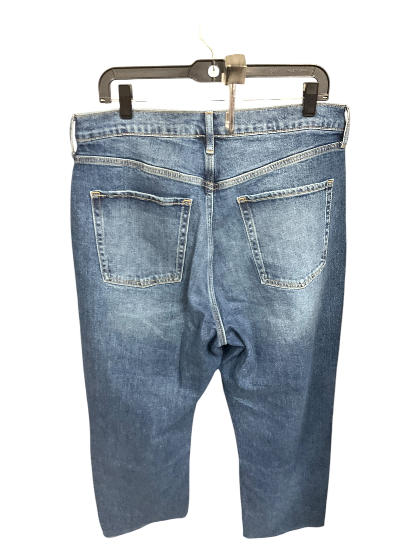 Jeans Straight By Old Navy In Blue Denim, Size: 16