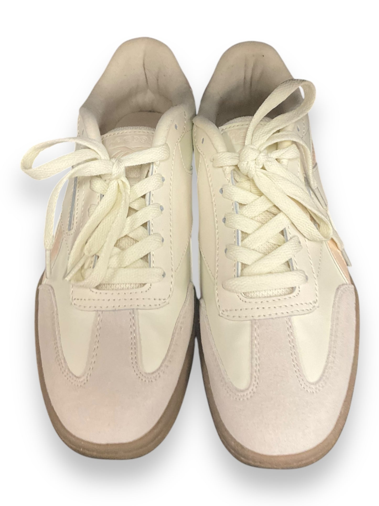 Shoes Sneakers By Reebok In Cream & Pink, Size: 8