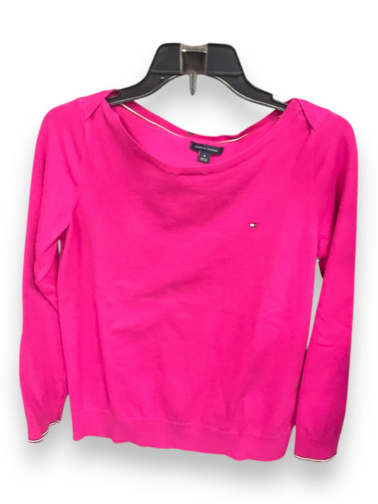 Top Long Sleeve By Tommy Hilfiger In Pink, Size: M