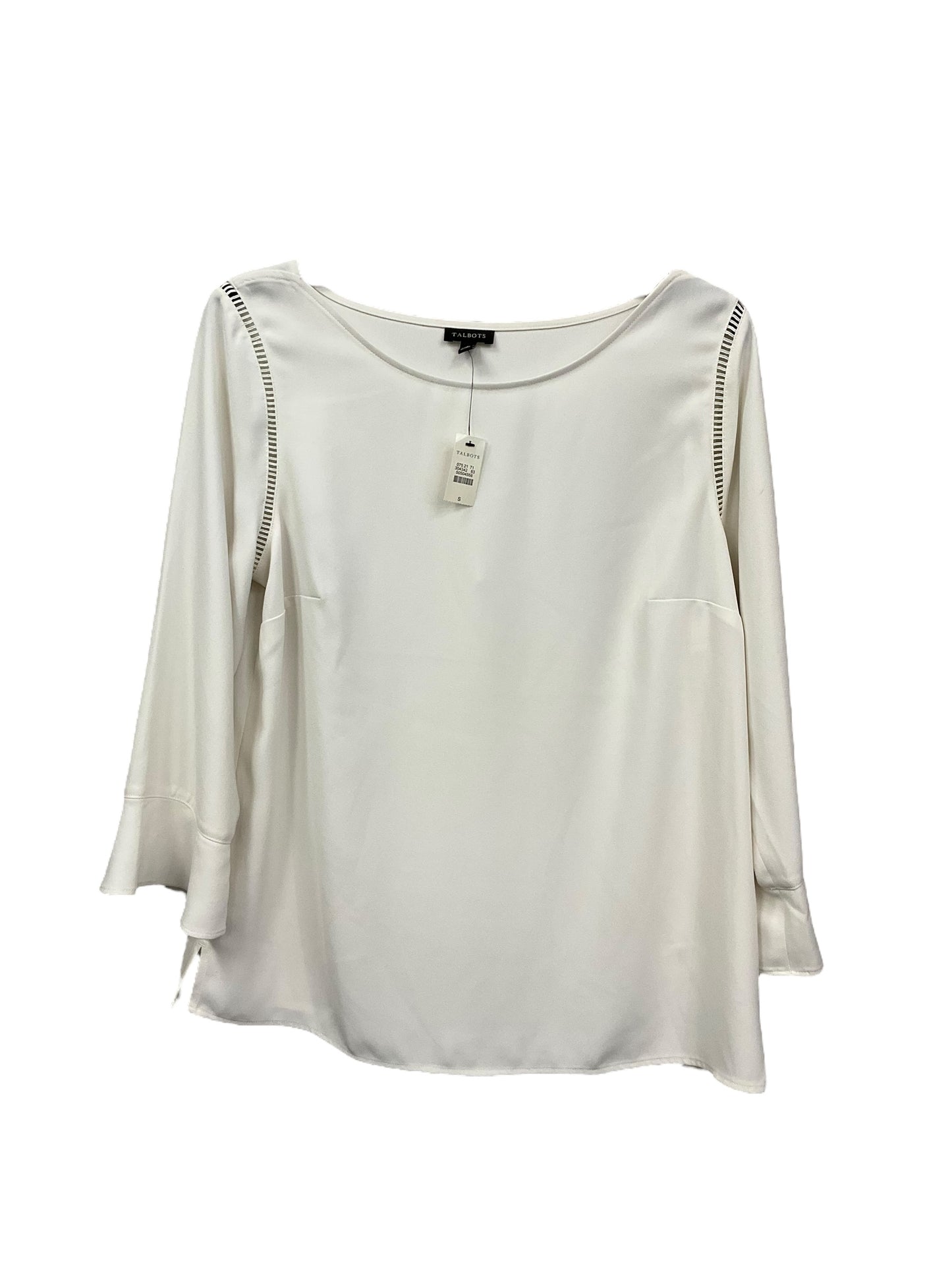 Cream Top Long Sleeve Talbots, Size S