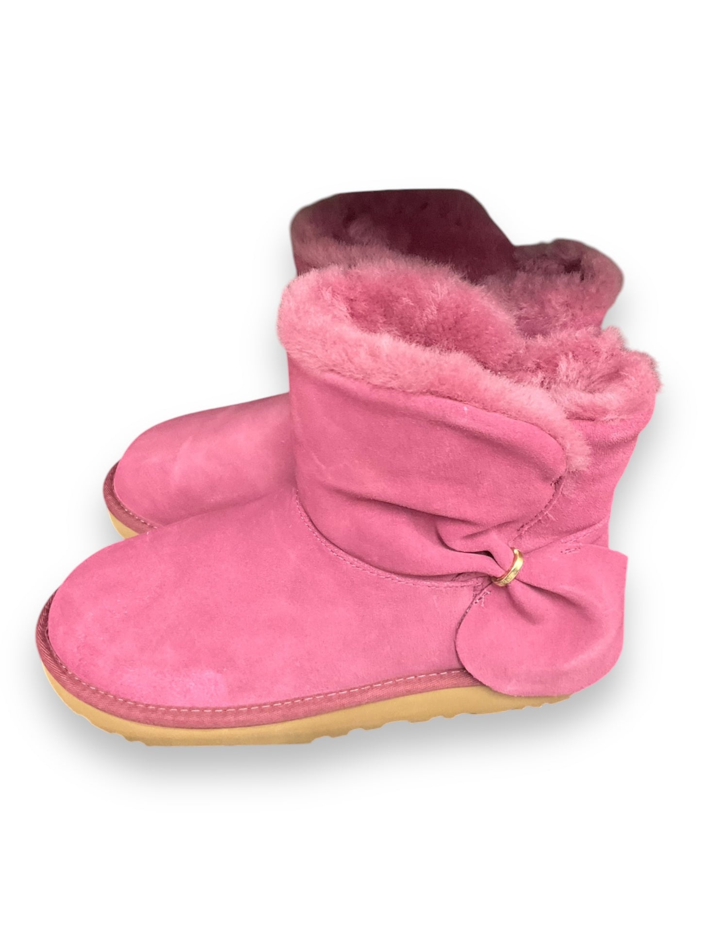 Boots Designer By Ugg In Pink, Size: 7