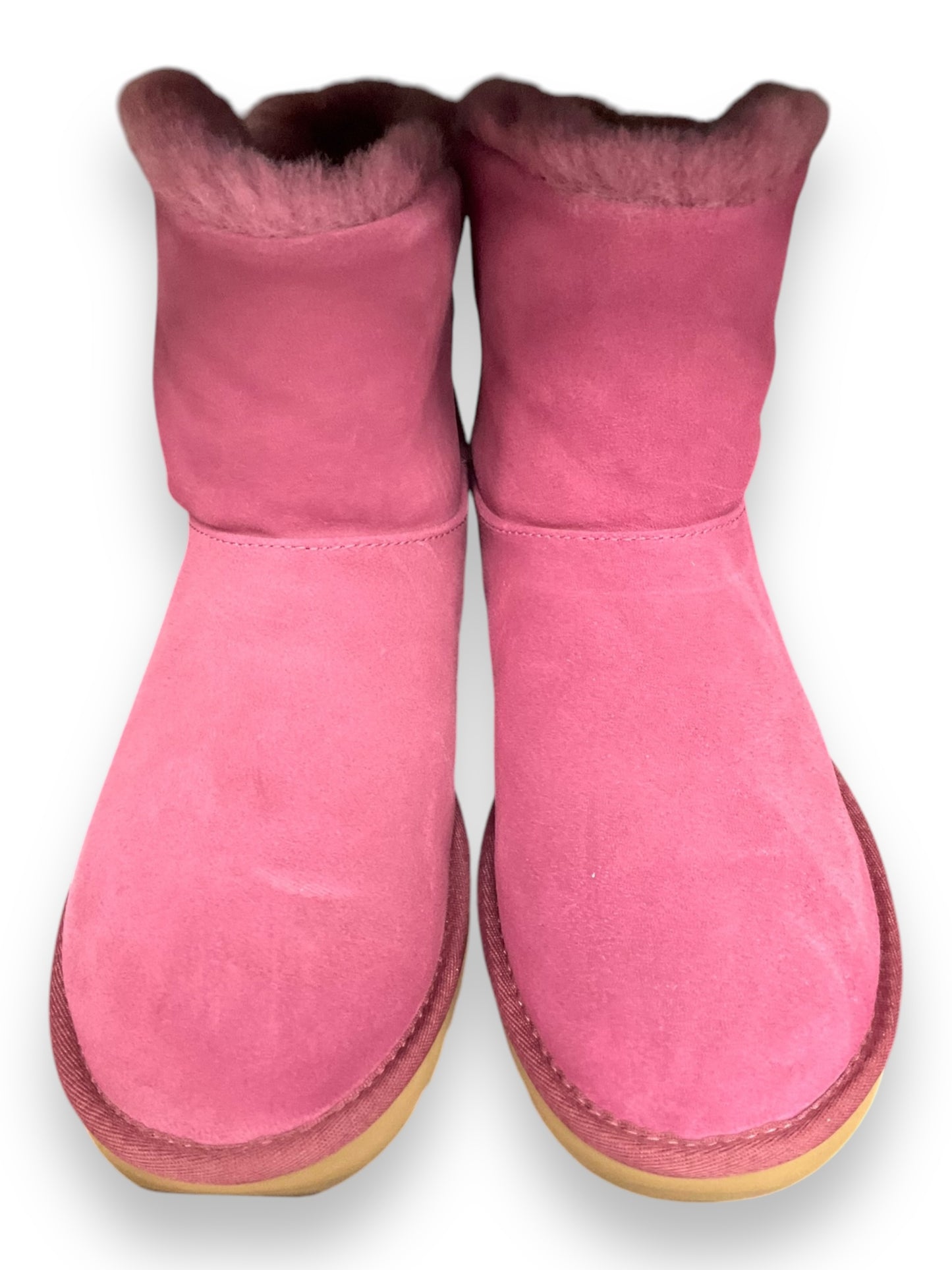 Boots Designer By Ugg In Pink, Size: 7