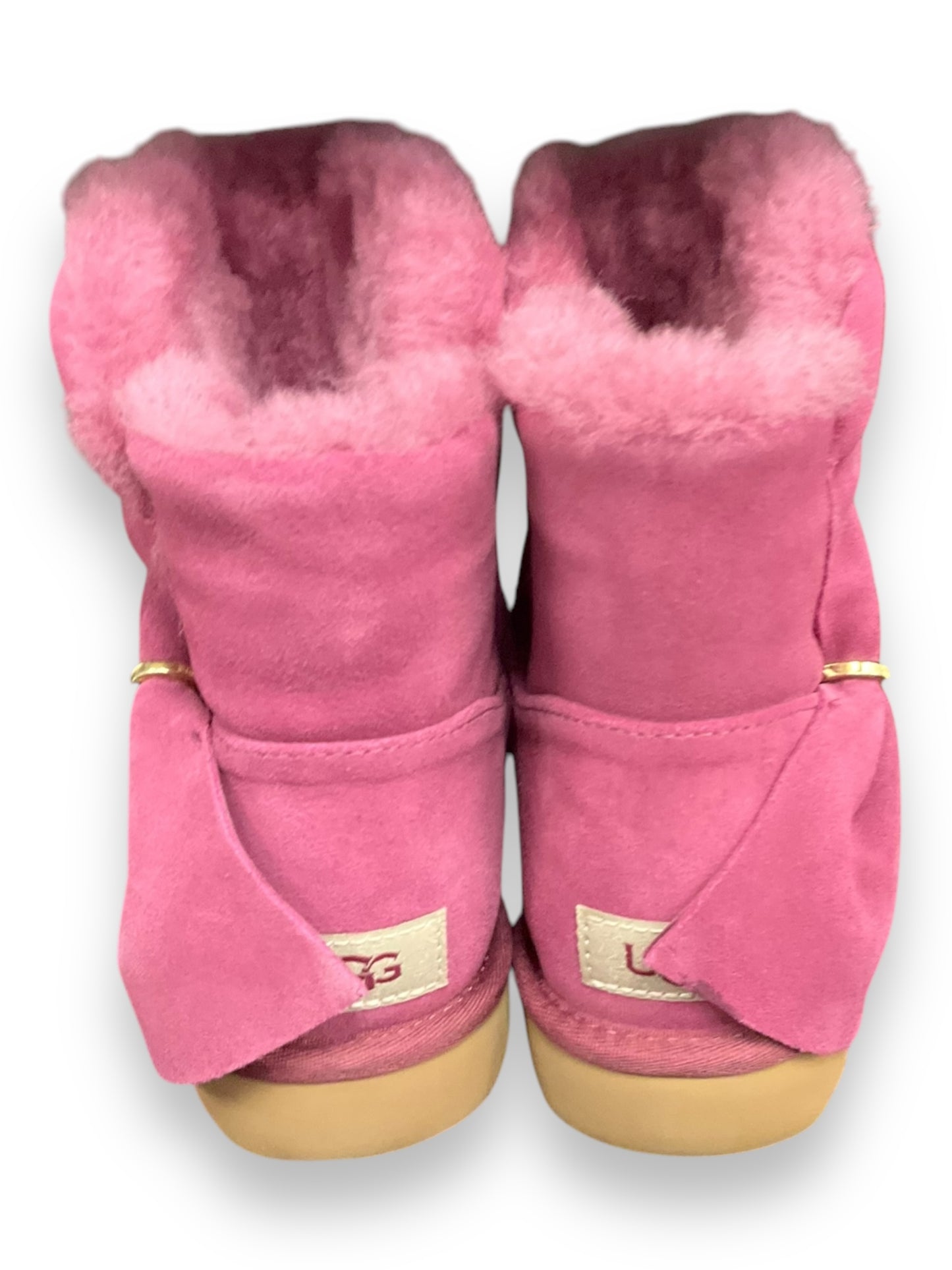 Boots Designer By Ugg In Pink, Size: 7