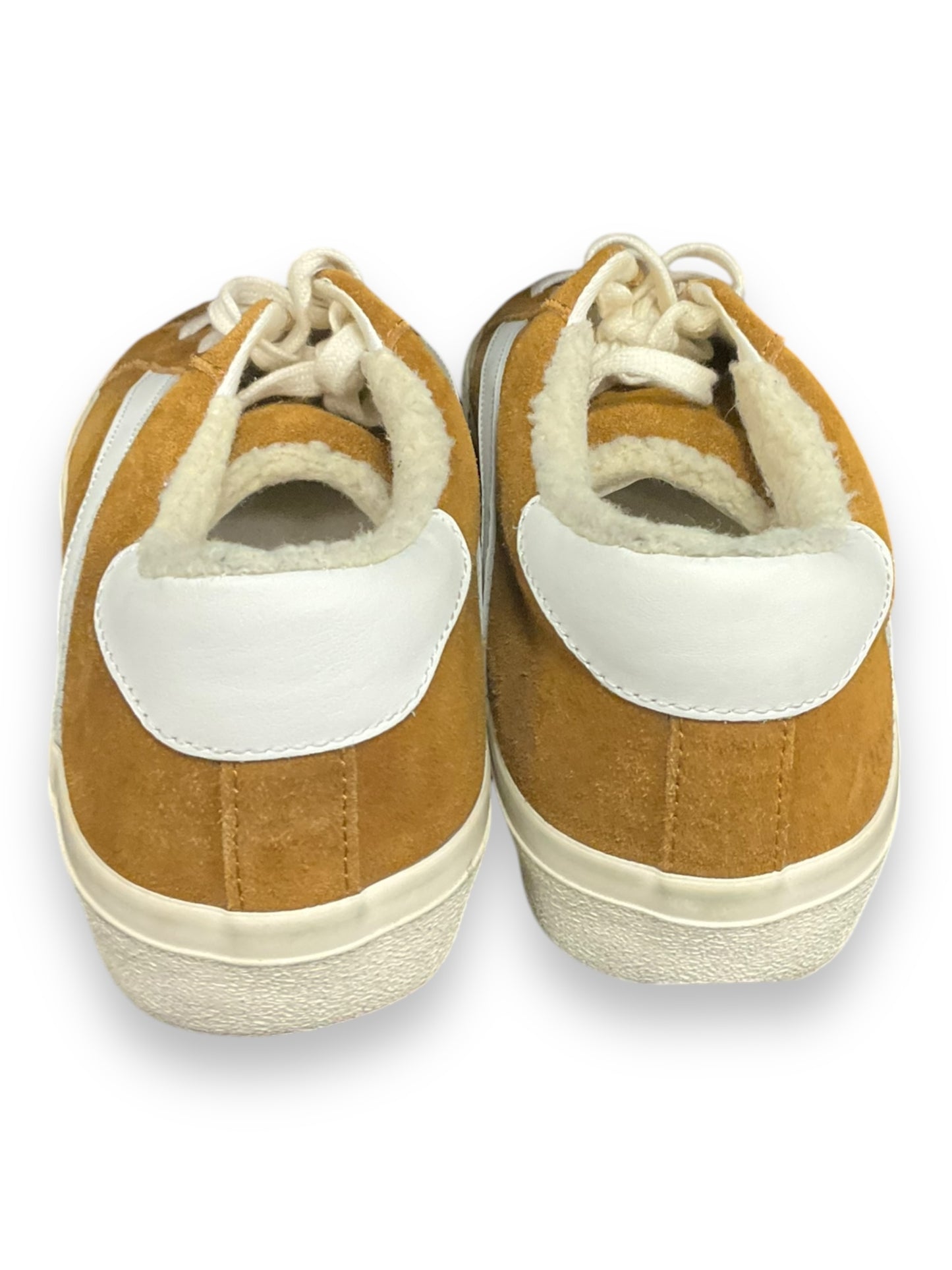 Shoes Sneakers By Madewell In Brown & White, Size: 8.5