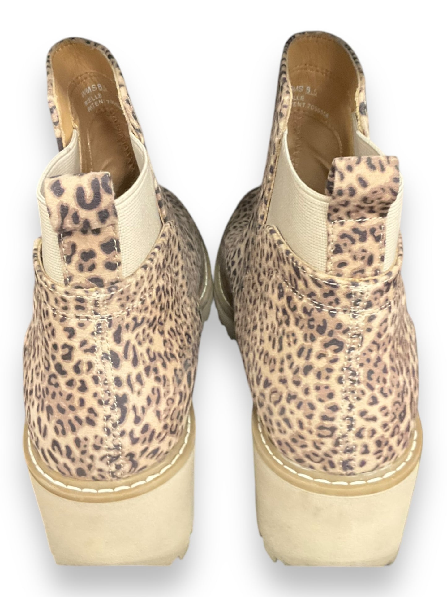 Boots Ankle Heels By Dolce Vita In Animal Print, Size: 8.5