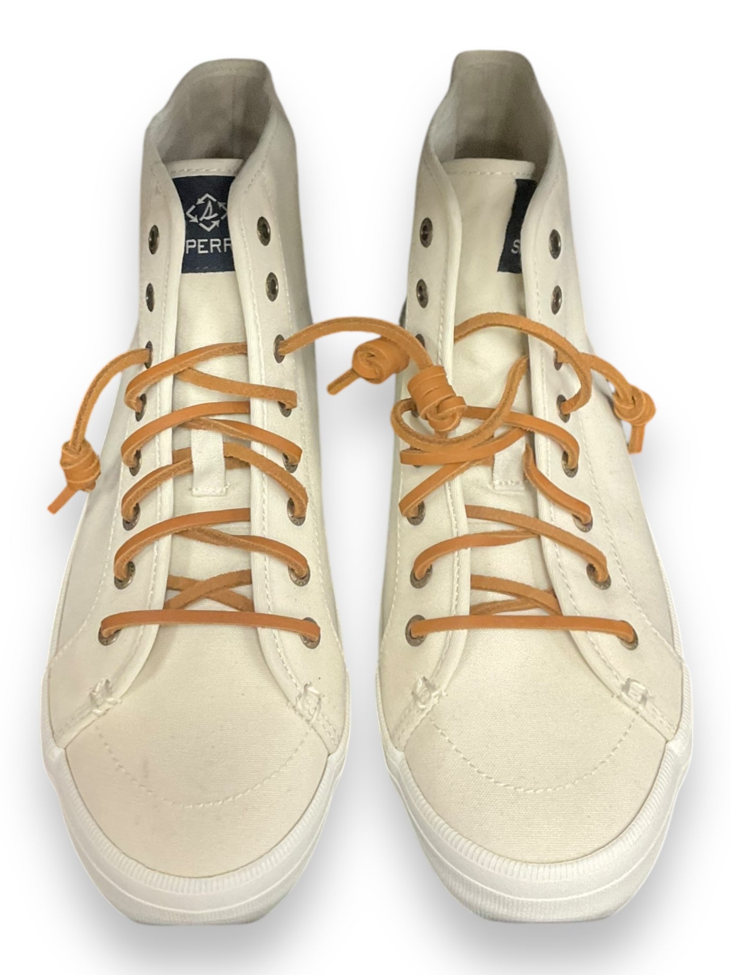 Shoes Sneakers By Sperry In White, Size: 8