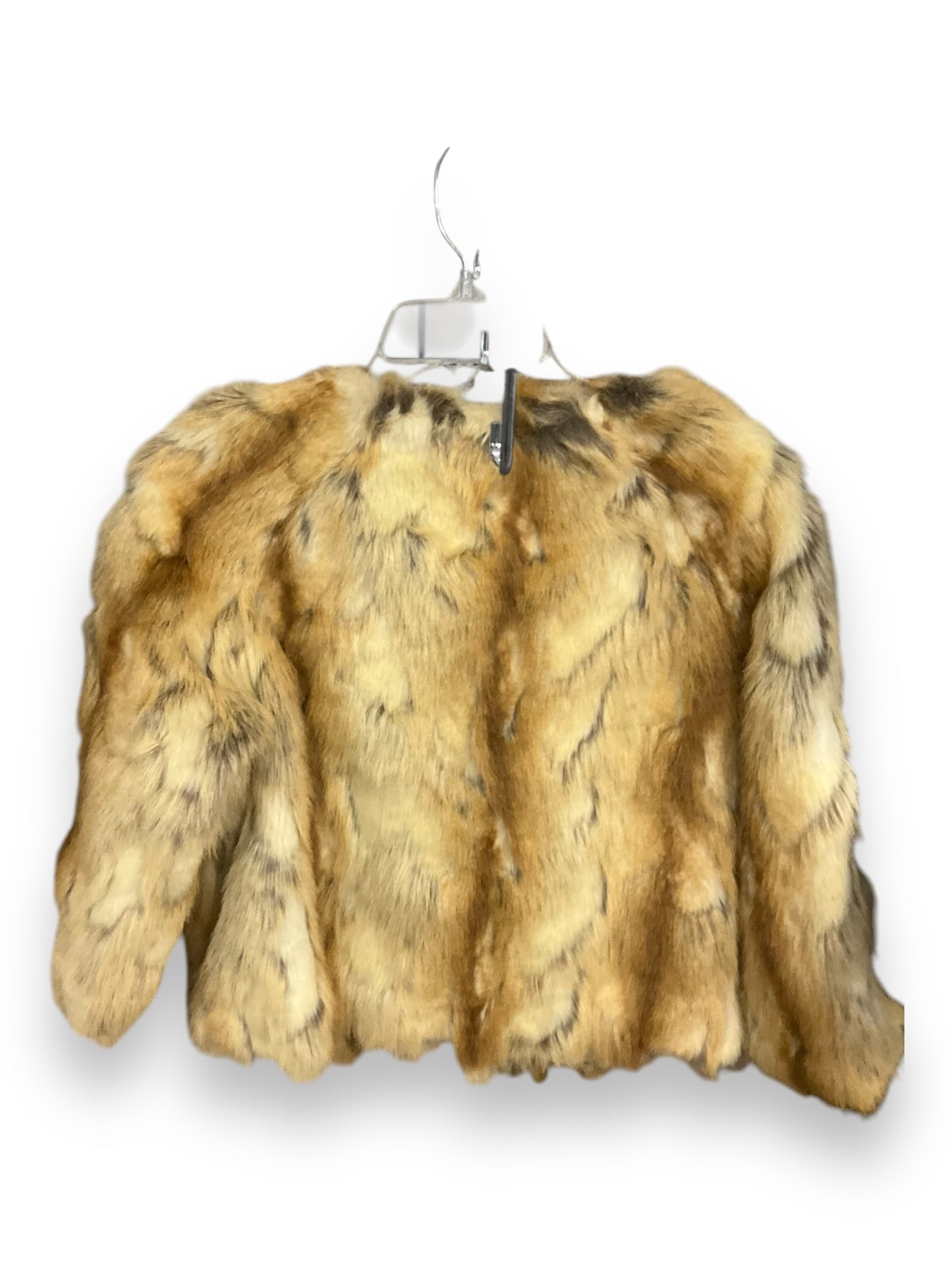 Coat Faux Fur & Sherpa By Michael By Michael Kors In Brown & Tan, Size: S