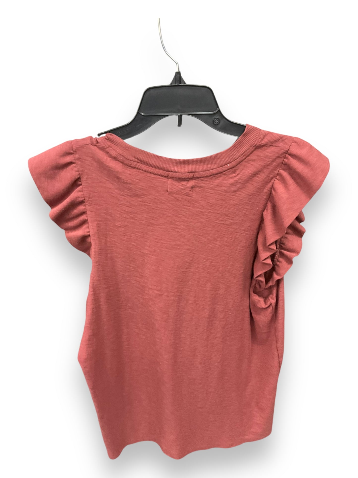 Top Short Sleeve By Nation In Coral, Size: L