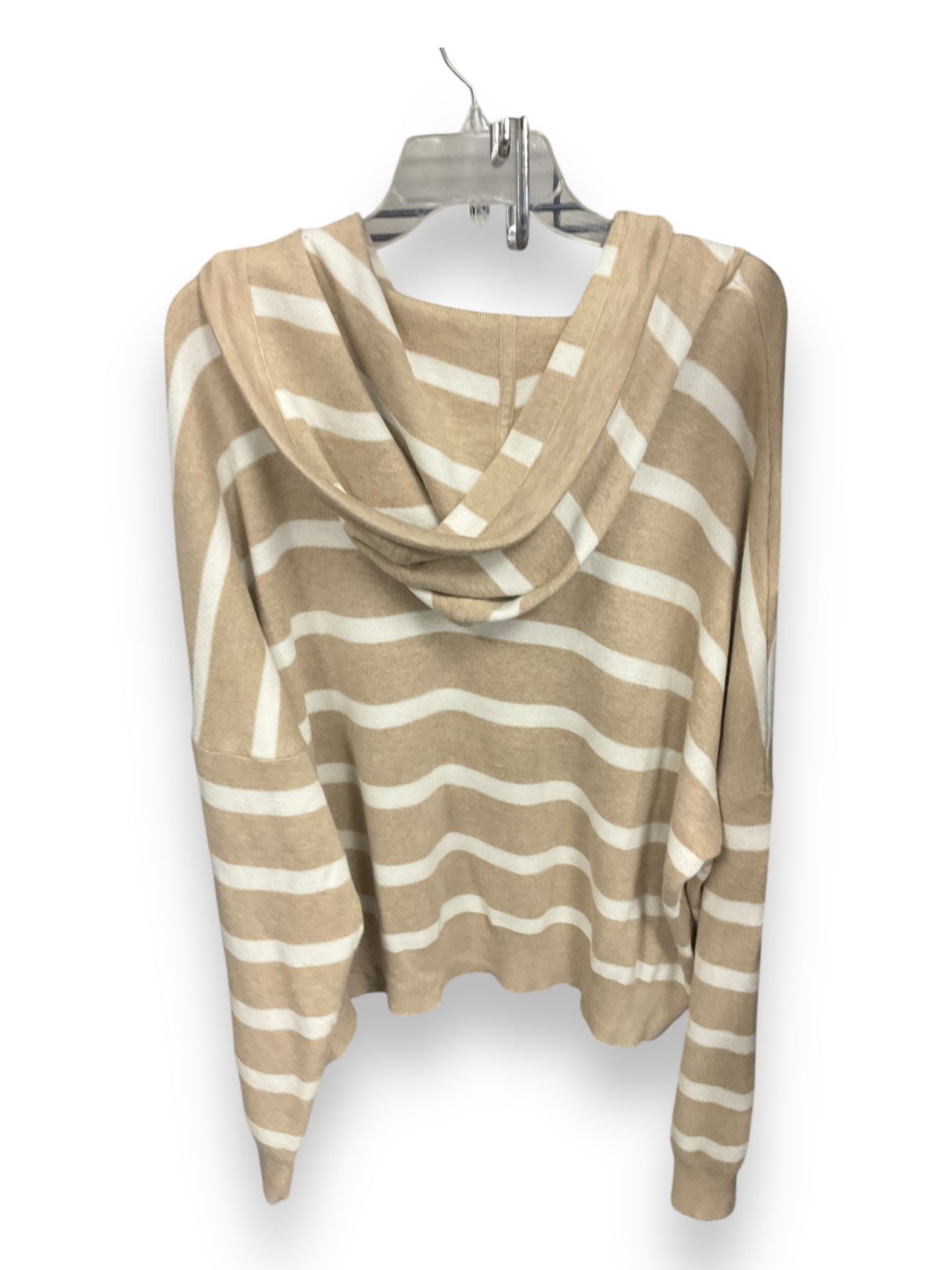 Sweater By Thread And Supply In Tan & White, Size: 2x