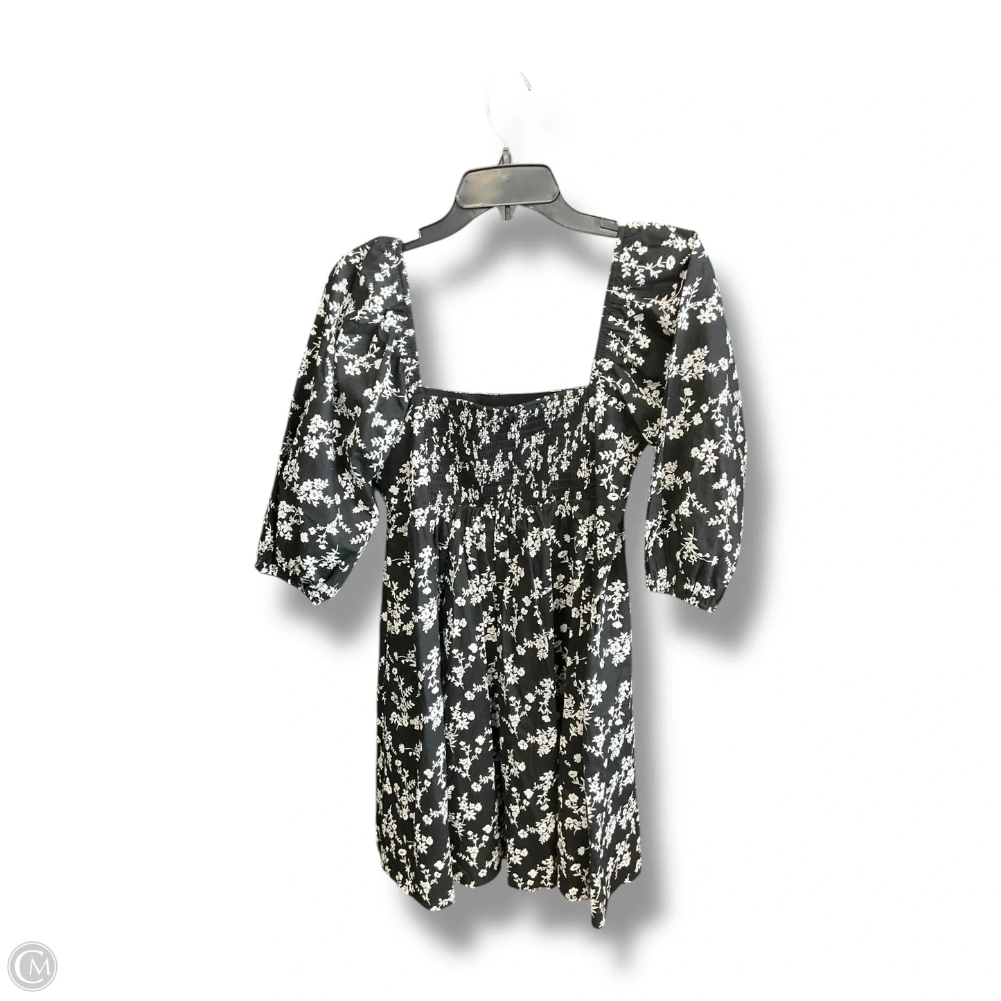 Dress Casual Midi By Mi Ami In Black & White, Size: M