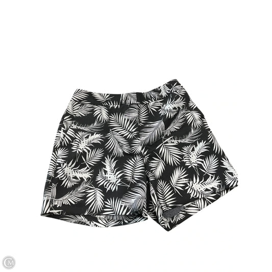 Shorts By Carmen Marc Valvo In Black & White, Size: 2