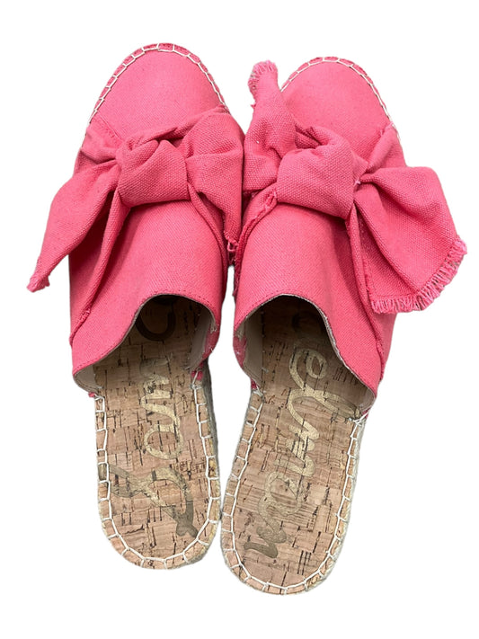 Coral Sandals Flats Sam Edelman, Size 9.5