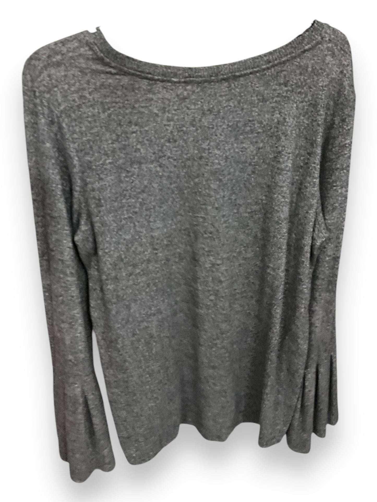 Top Long Sleeve By Gibson In Black, Size: L