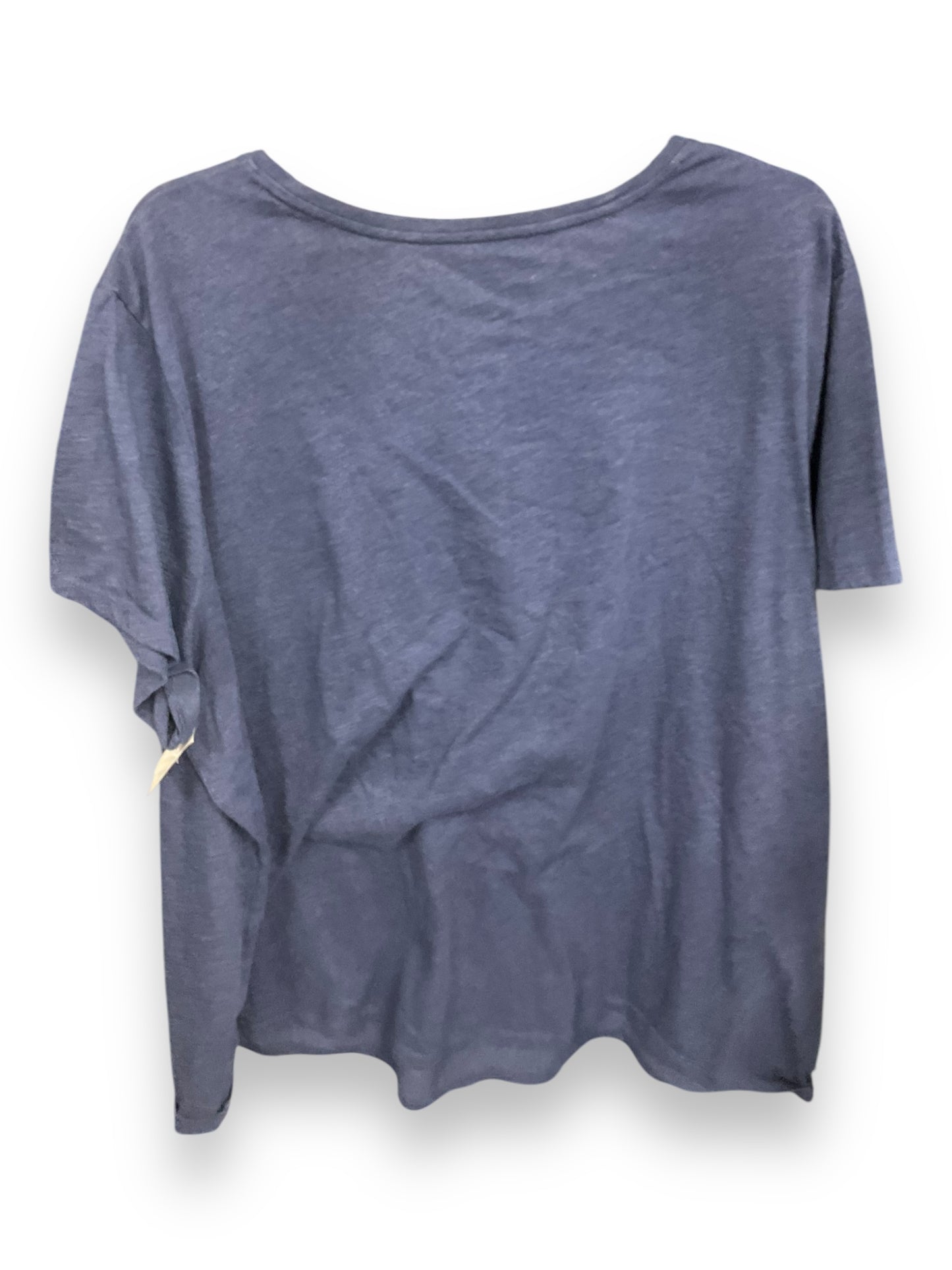 Top Short Sleeve Basic By Sonoma In Blue, Size: 3x