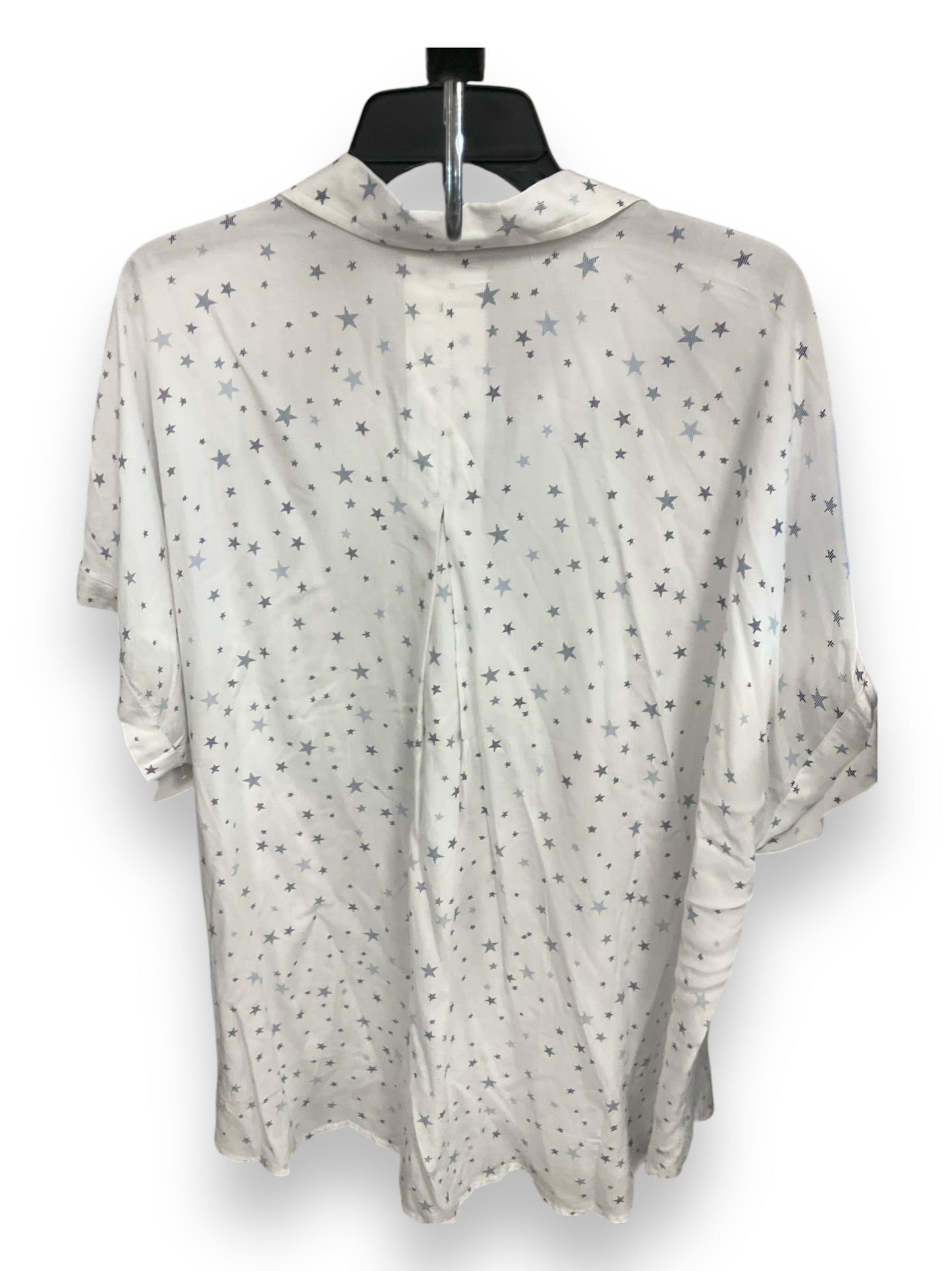 Top Short Sleeve By Jane And Delancey In White, Size: 2x