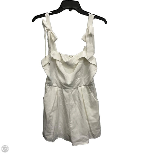 Romper By Trixxi In White, Size: L