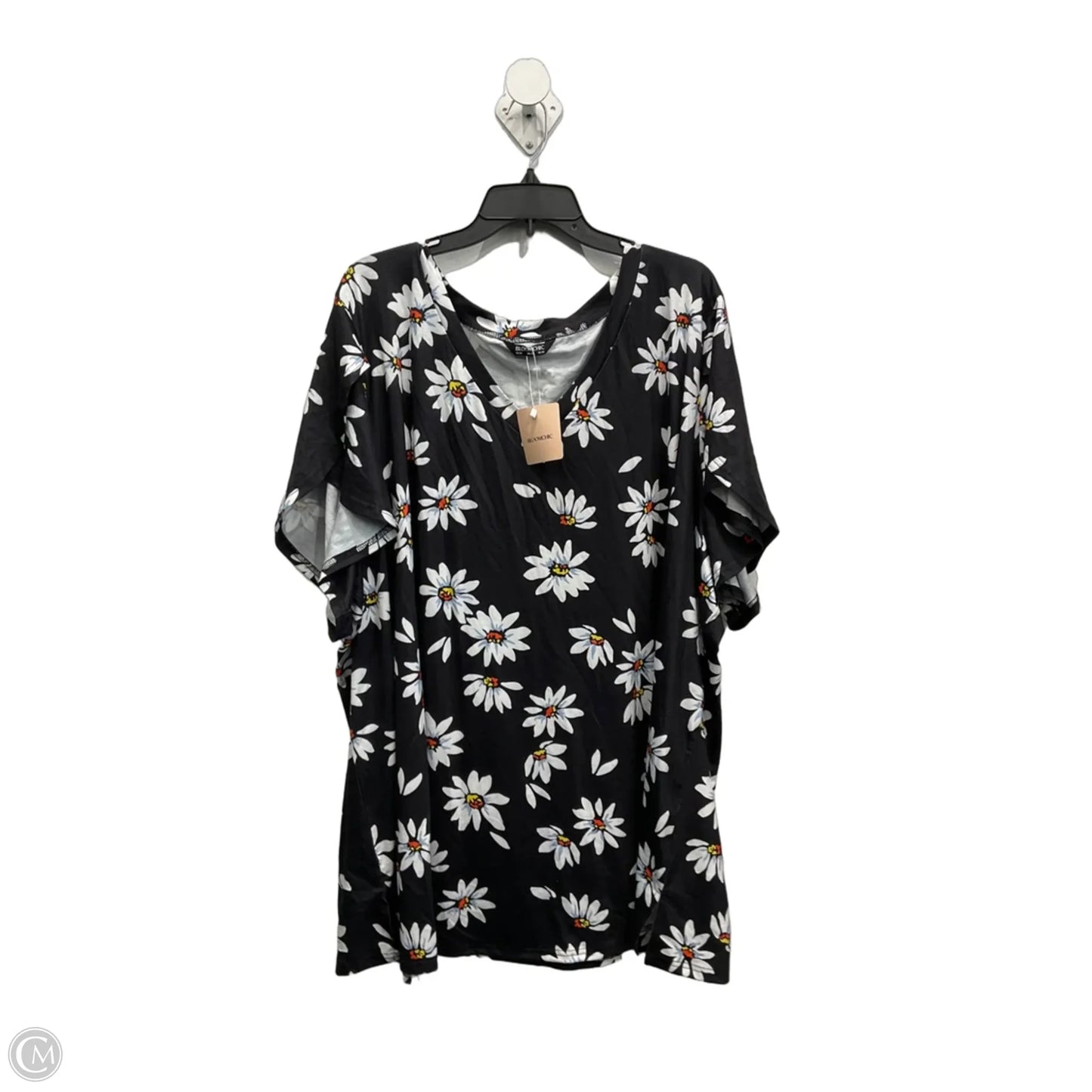 Top Short Sleeve By Bloomchic In Floral Print, Size: 4x