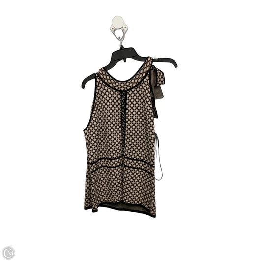 Top Sleeveless By New York And Co In Brown & Tan, Size: Xl