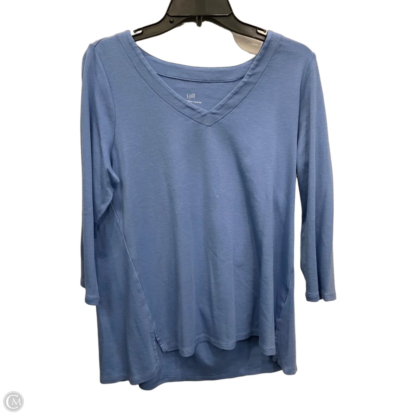 Top 3/4 Sleeve By J. Jill In Blue, Size: M