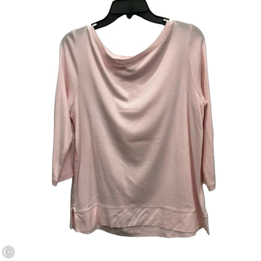 Top 3/4 Sleeve By J. Jill In Pink, Size: S