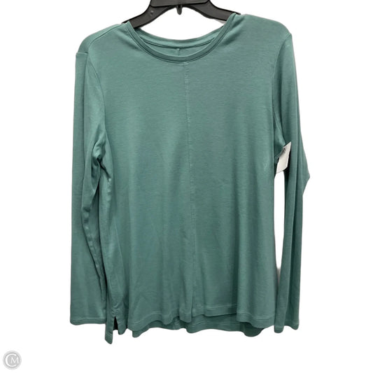 Top Long Sleeve By J. Jill In Green, Size: M