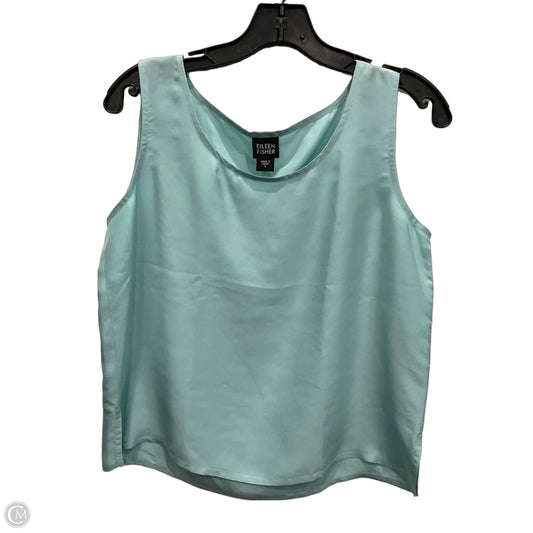 Top Sleeveless By Eileen Fisher In Aqua, Size: S