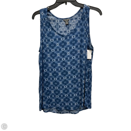 Top Sleeveless By Eddie Bauer In Blue, Size: M