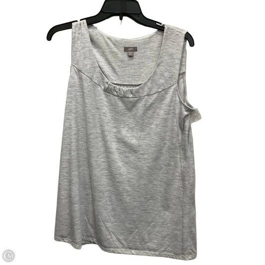 Top Sleeveless By J. Jill In Grey, Size: M