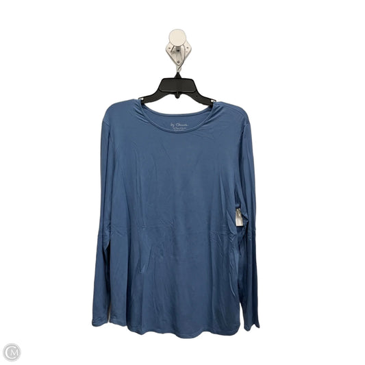 Top Long Sleeve By Chicos In Blue, Size: 3x