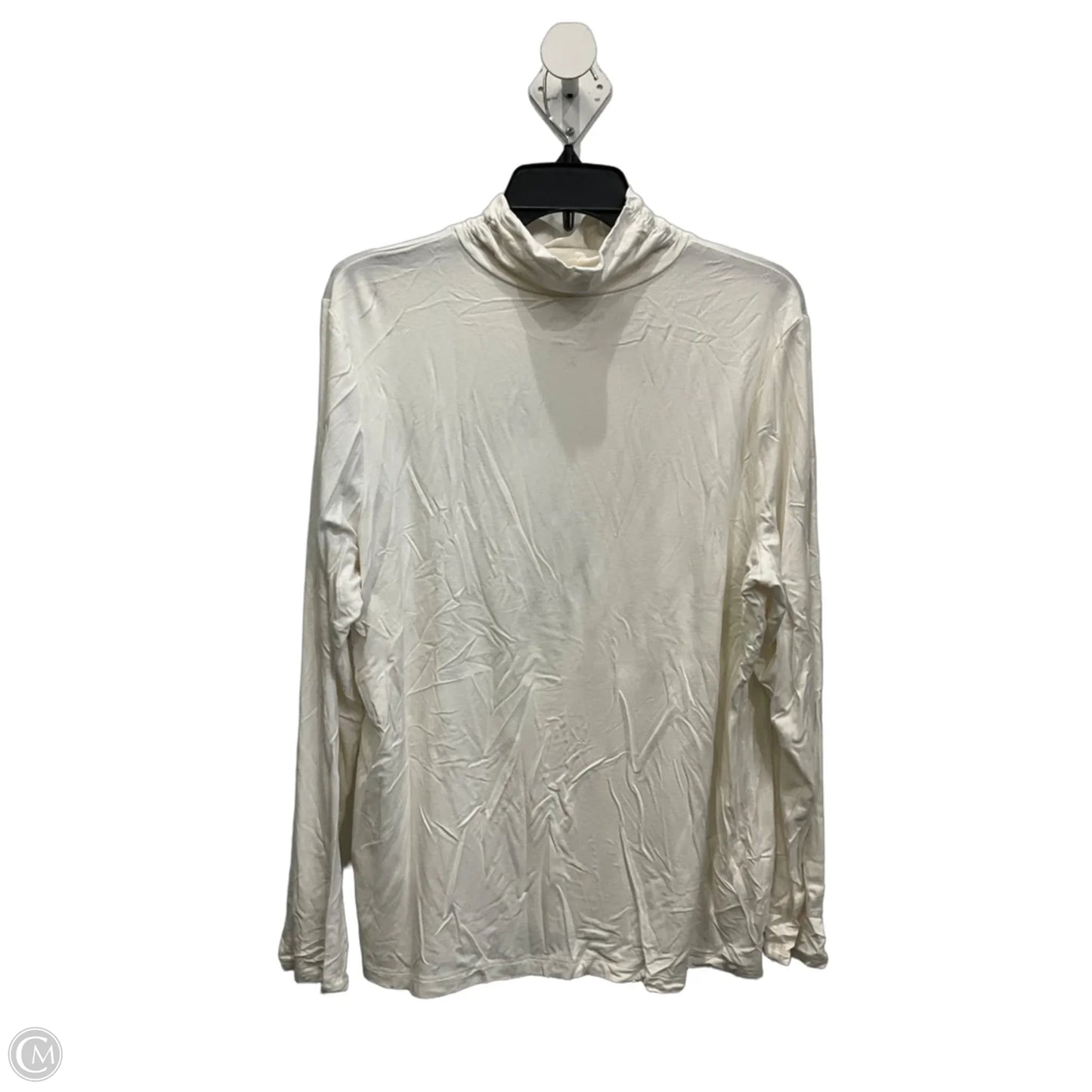 Top Long Sleeve By Chicos In Ivory, Size: 3x