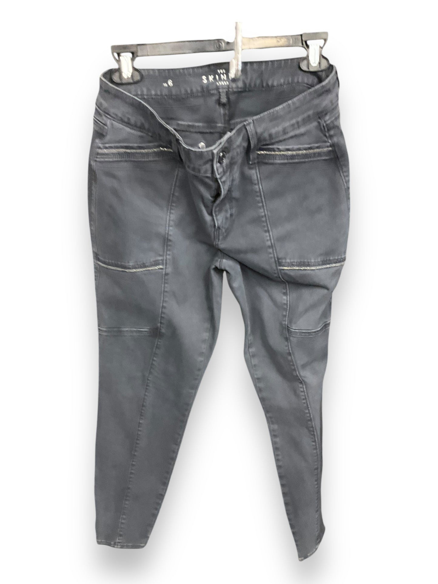 Jeans Skinny By White House Black Market In Grey, Size: 6