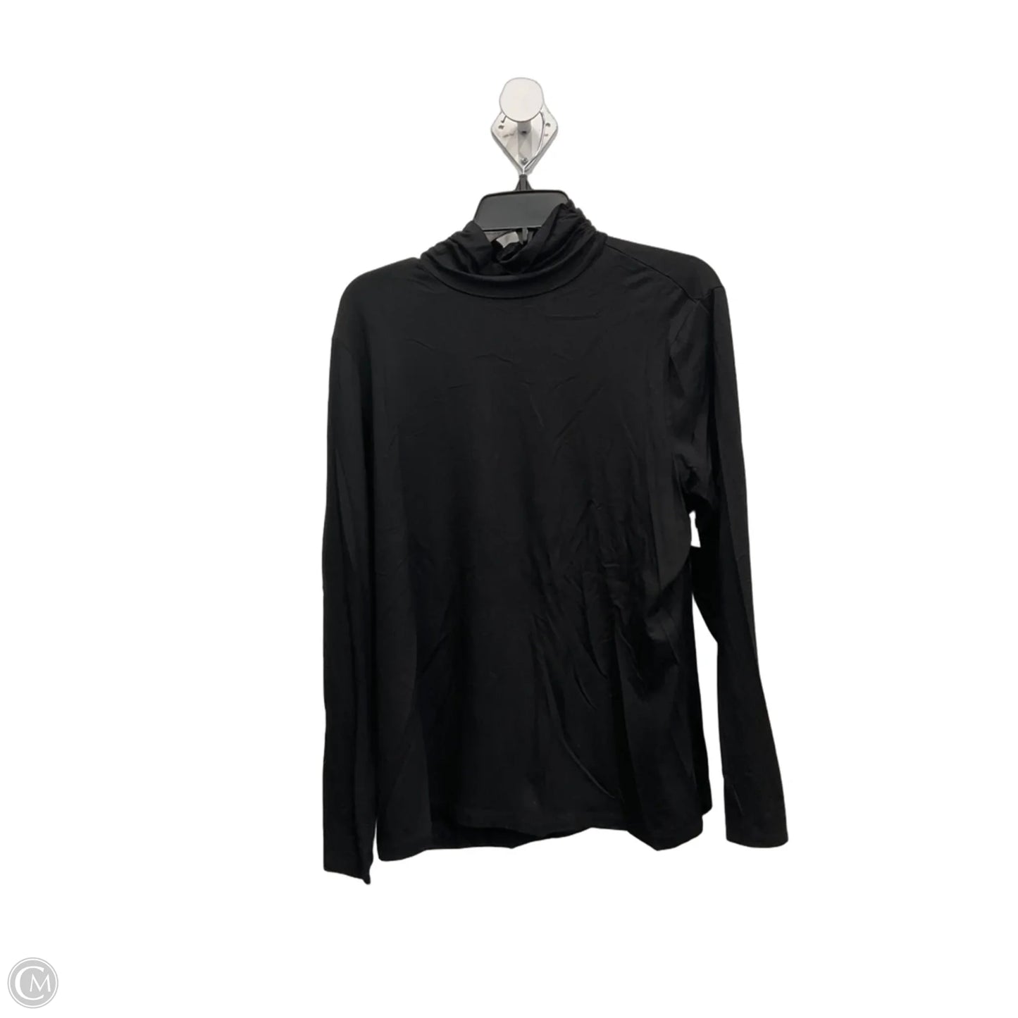 Top Long Sleeve By Chicos In Black, Size: 3x