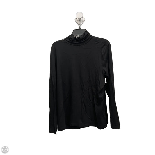Top Long Sleeve By Chicos In Black, Size: 3x