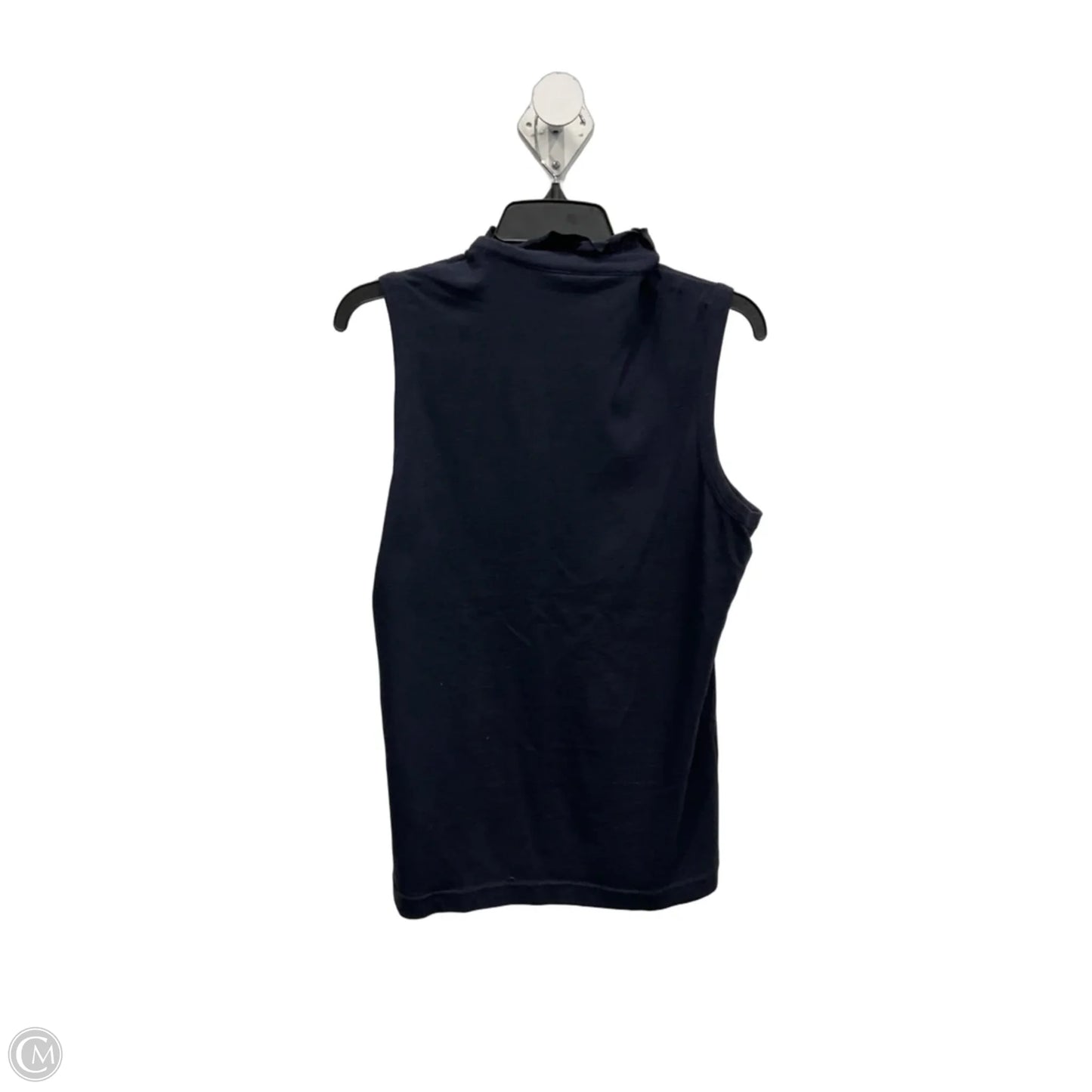 Top Sleeveless Designer By Tory Burch In Navy, Size: L