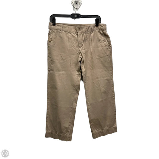 Pants Cropped By Lacoste In Tan, Size: Xl