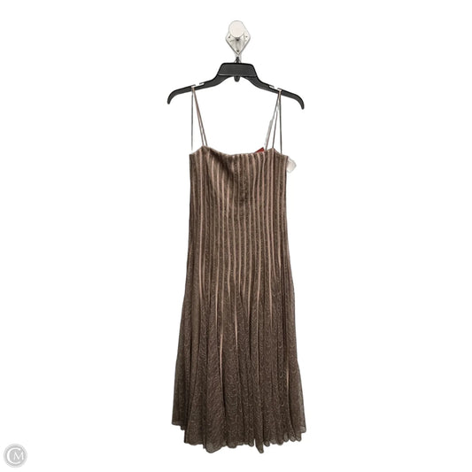 Dress Casual Midi By Js Collections In Tan, Size: 6