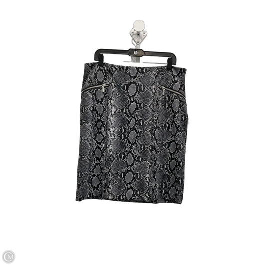 Skirt Designer By Michael Kors In Snakeskin Print, Size: 16