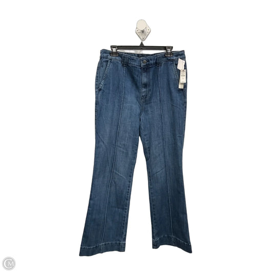 Jeans Wide Leg By Talbots In Blue Denim, Size: 12