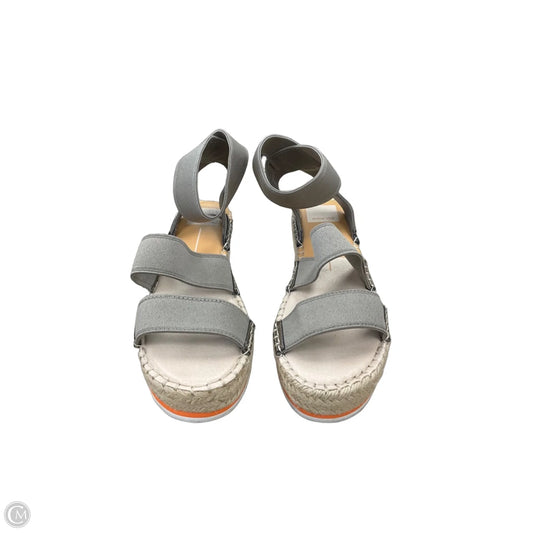 Sandals Heels Wedge By Dolce Vita In Grey, Size: 7