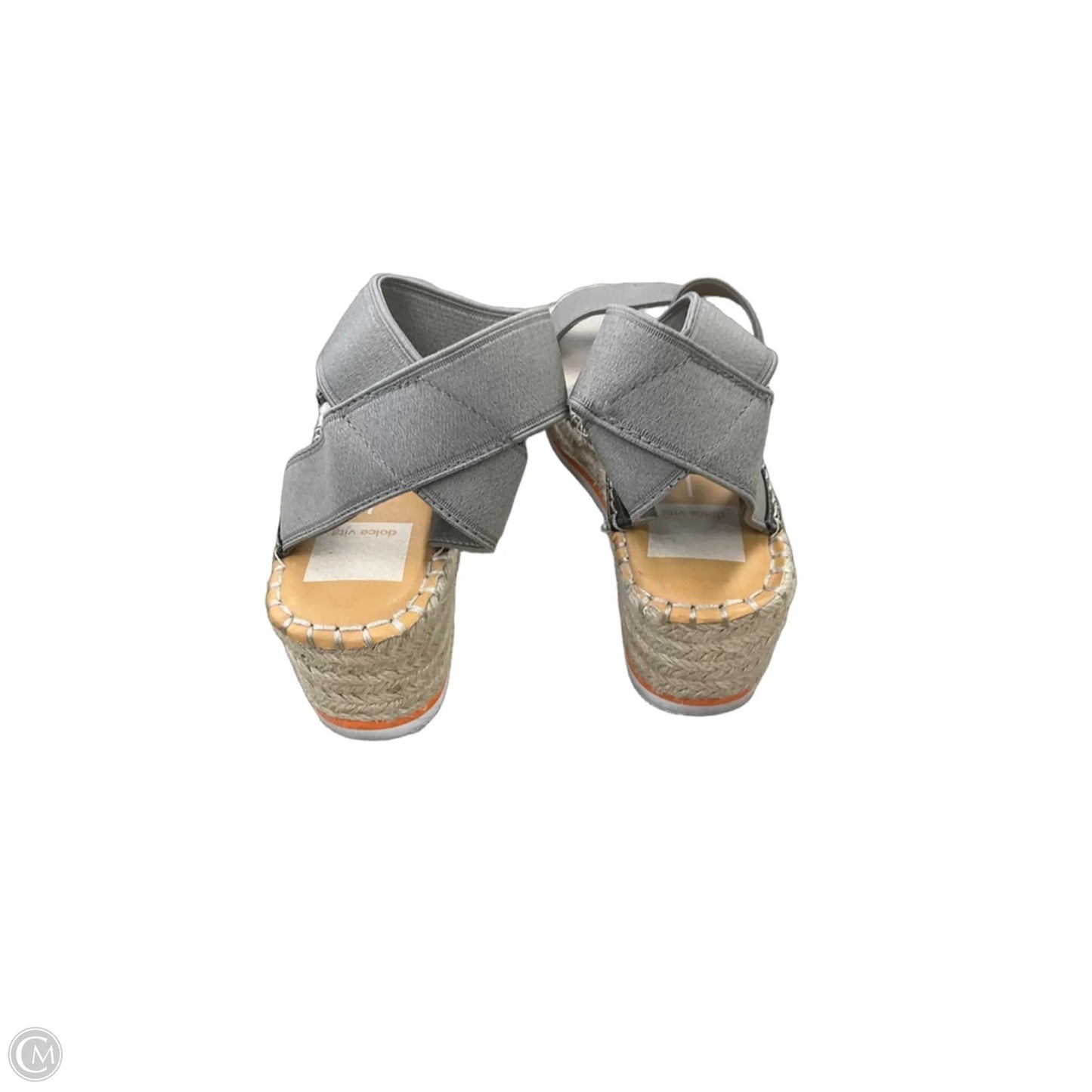 Sandals Heels Wedge By Dolce Vita In Grey, Size: 7
