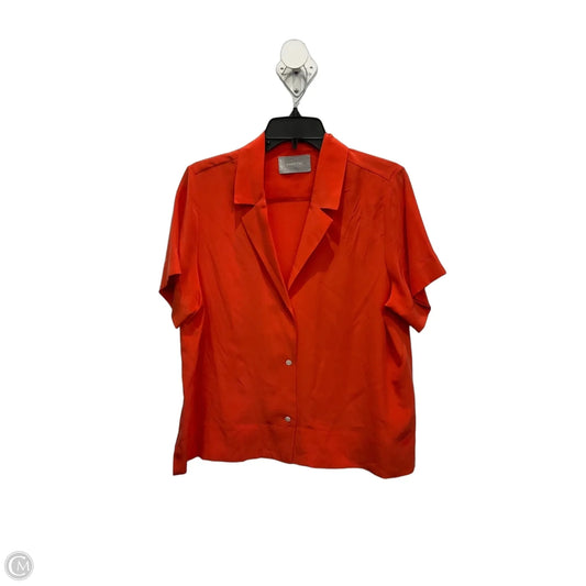 Top Short Sleeve By Everlane In Orange, Size: M