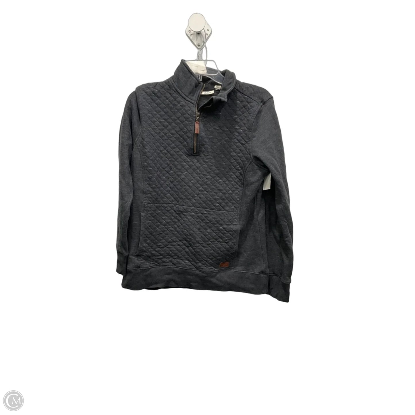 Sweatshirt Collar By L.l. Bean In Grey, Size: M